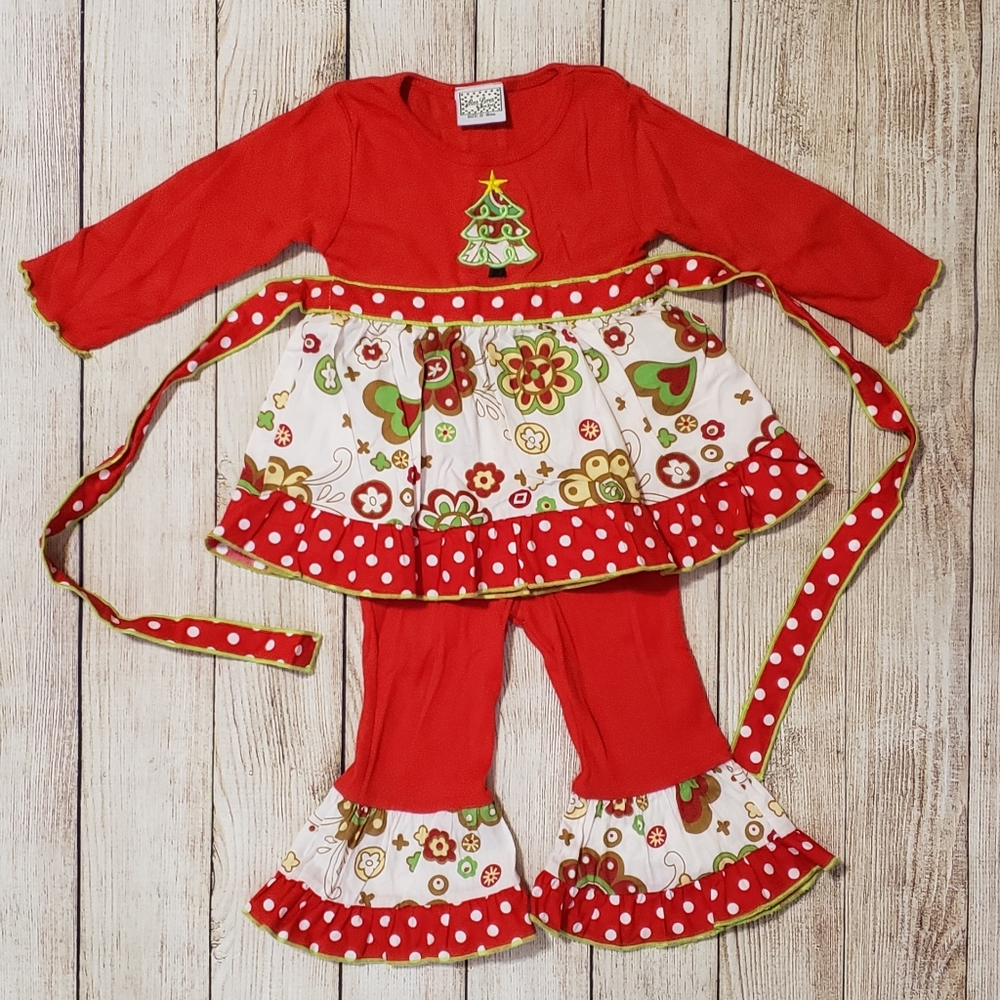Ann Loren 12-18m Christmas Outfit